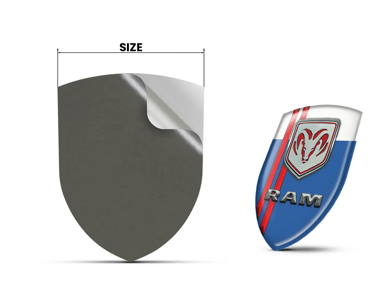 Dodge Impression Autocollants Pare-Chocs Pro Max Durable